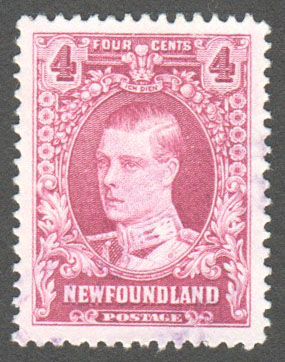 Newfoundland Scott 166 Used VF (P13.5x13.8) - Click Image to Close